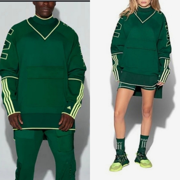 NWOT Beyonce Adidas x IVY PARK IVP Cargo Sweatshirt ALL GENDER M + Dust Bag - Picture 1 of 12